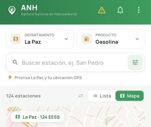 Activan “ANH Abastecimiento”, la app que informa sobre la venta de combustibles en surtidores