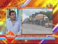 Entrevista en Unitel sobre Licitación Doble VÃa Santa Cruz - Warnes