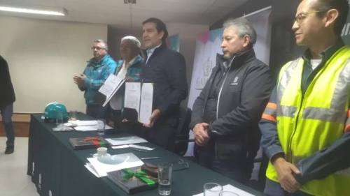 Alcaldía y Soboce firman convenio para transformar basura en energía