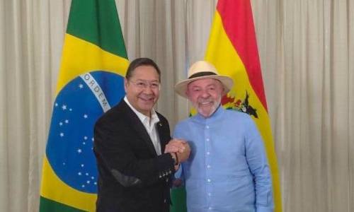 Arce y Lula sellan compromiso para concretar el puente sobre el río Mamoré «pese a cualquier coyuntu
