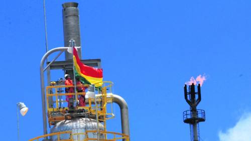 Una exportación de gas en declive agrava el desequilibrio comercial