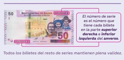 Si tienes billetes de la serie B verifica aquí, en cinco sencillos pasos, su validez