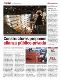 Constructores proponen alianza pÃºblico privada