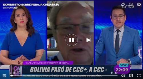 “La economía puede deslizarse hacia el barranco”: Grebe advierte riesgos tras baja en calificación c