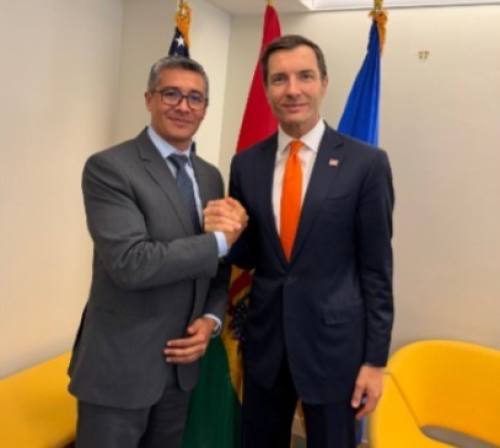 Ministro Espinoza anuncia “buenas noticias” tras reunión con banco EXIM de EEUU sobre financiamiento