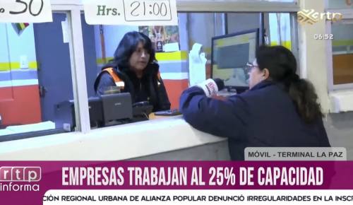 Empresas de transporte trabajan al 25% por falta de diésel