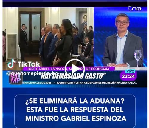 Ministro de Economía: “Se eliminará la Aduana como se la conoce y se dará paso a un modelo público-p