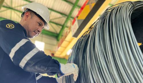 Siderúrgica del Mutún produjo 50 toneladas de barras corrugadas en etapa de pruebas