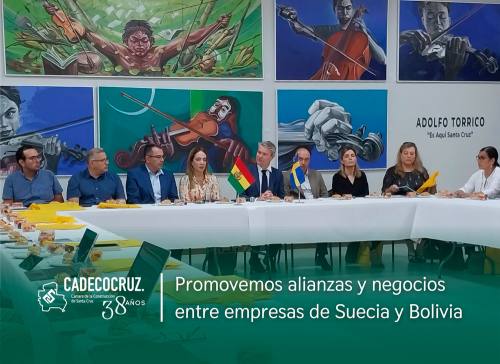 Promovemos alianzas y negocios entre empresas de Suecia y Bolivia