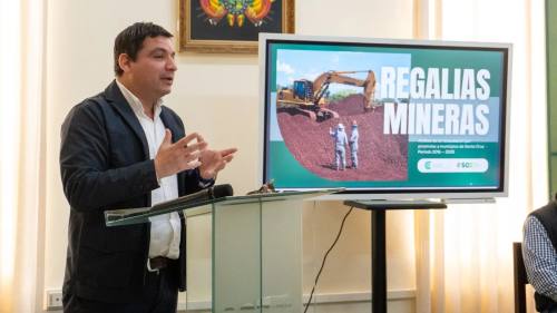 Provincia Ñuflo de Chávez aporta el 49,21% del total de regalías mineras en Santa Cruz