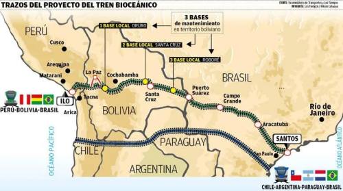 Sigue en duda trazo del tren bioceánico