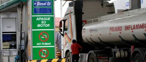 Asosur advierte reducción de hasta 40% de volúmenes de diésel