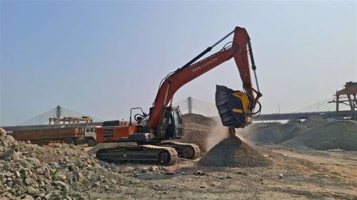 La trituración in situ reduce los costes de transporte en grandes proyectos de infraestructura.