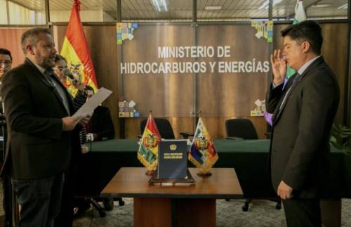 Ariel Sandy Sánchez asume la presidencia interina de ENDE