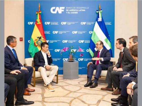 Tras reunión con Paz, CAF financiará $us 3.100 millones para proyectos