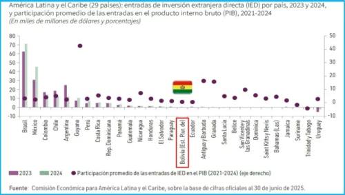 Mayor peso de la IED en 2024 recayó en la Reinversión de Utilidades con 52%