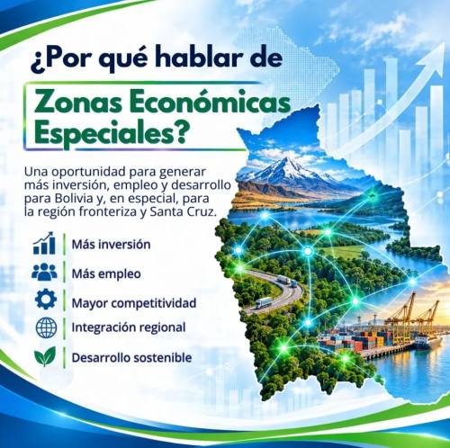 Santa Cruz debatirá las Zonas Económicas Especiales para atraer inversiones y generar empleo