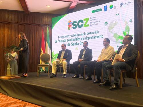 CADECOCRUZ participa en el lanzamiento de la primera Taxonomía de Finanzas Sostenibles del país