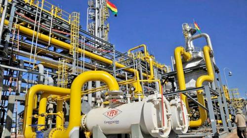 La exportación de gas cayó en 313 millones de dólares