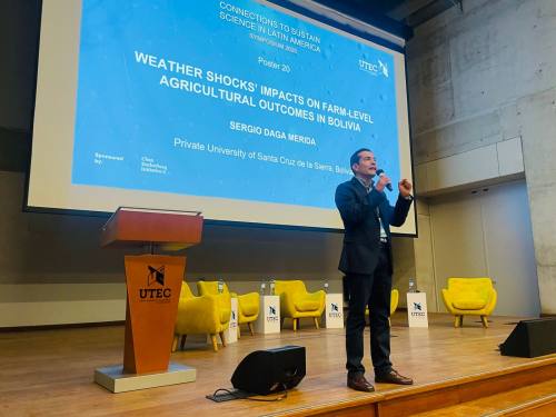 UPSA da a conocer el estudio ´Los efectos del clima sobre los agricultores en Bolivia´