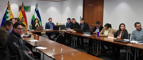 Gobierno y la CAF instalan mesas de trabajo para realizar ajustes de fortalecimiento a la gestión vi